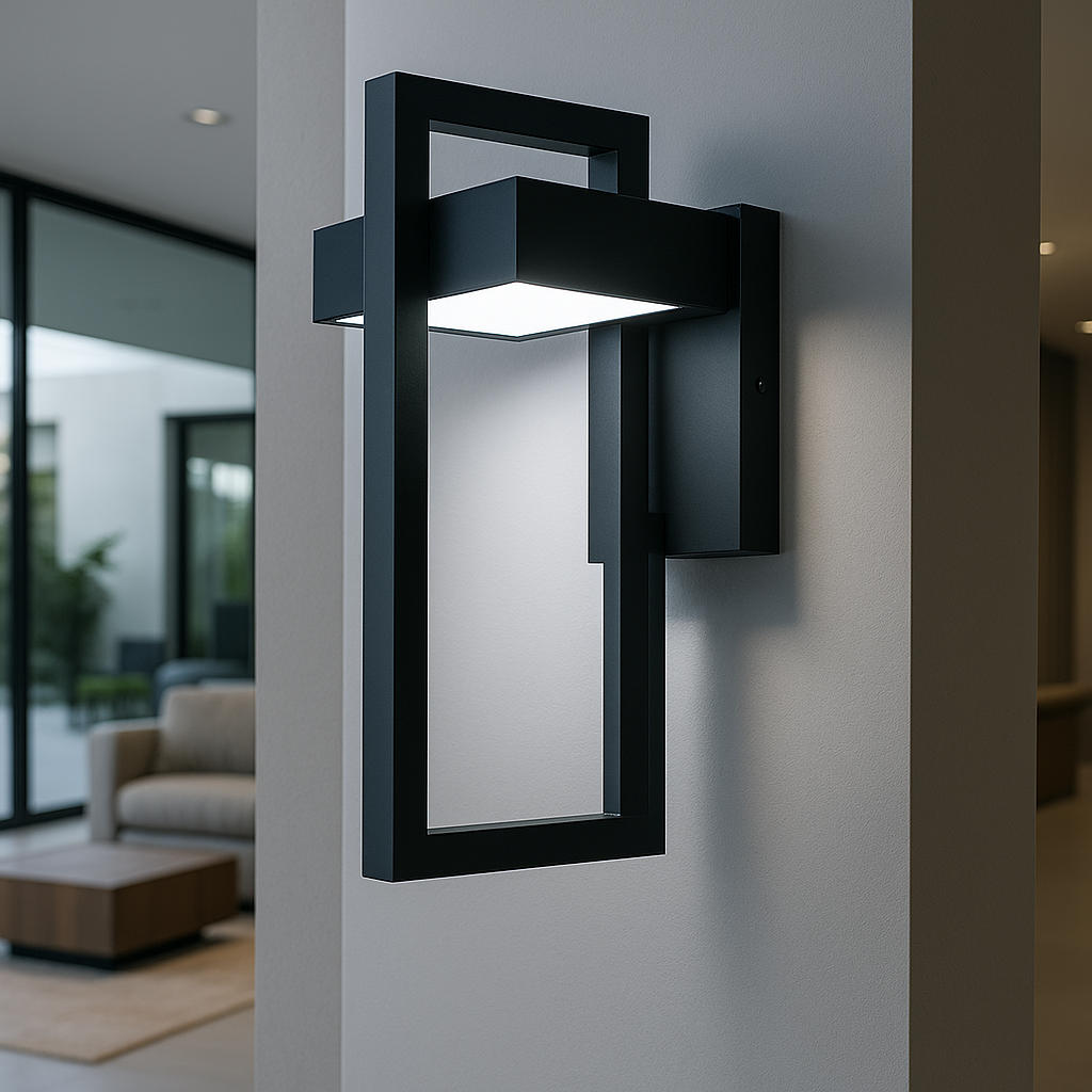 ARELIS Lampada da Esterno – Applique Moderna con Illuminazione LED Chiara per Giardino e Facciata