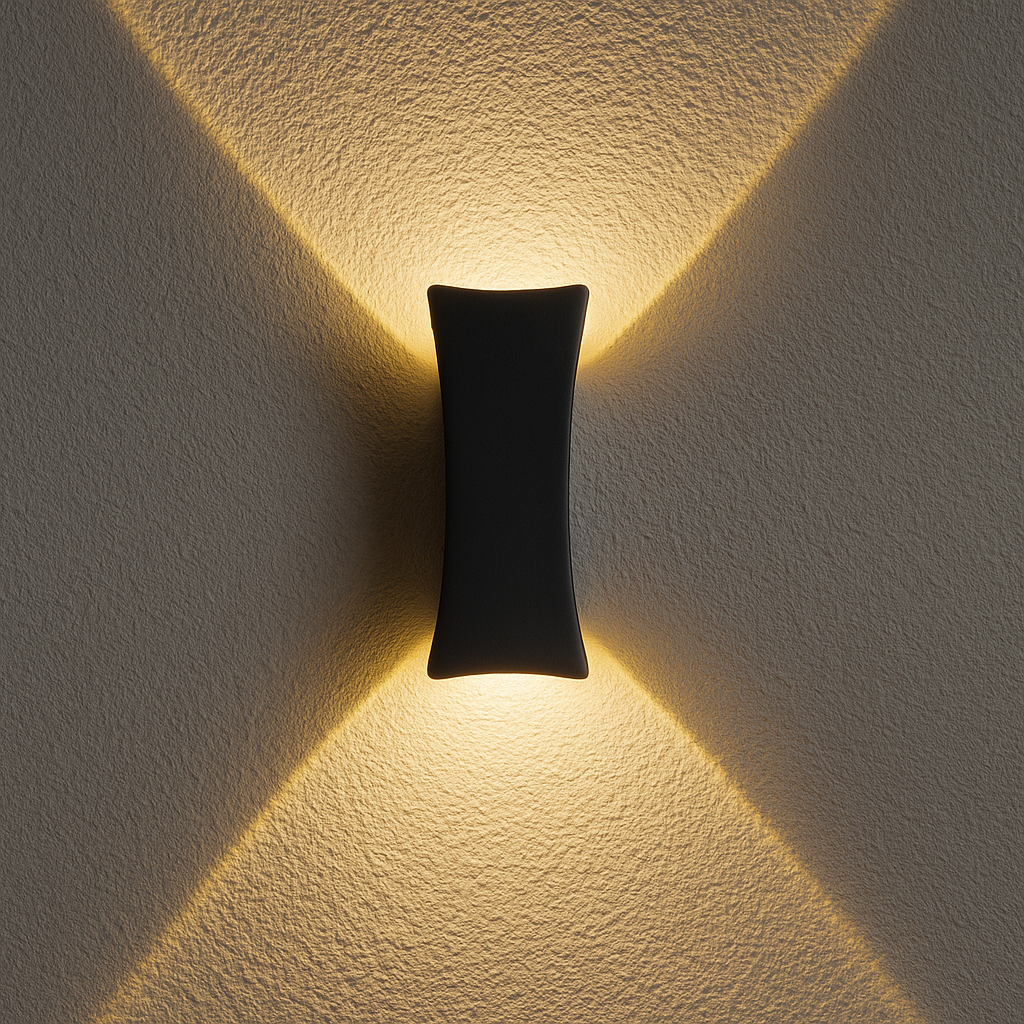 STRALO – Lampada da Parete LED da Esterno | Ovale o Rettangolare | IP65 | Bianco Caldo | LED Integrato 6W