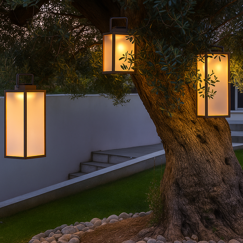 LeviLux | Lampa ogrodowa solarna lub elektryczna – oświetlenie zewnętrzne LED ze stali nierdzewnej – odporna na rdzę i wodę – lampa stojąca do ogrodu i podjazdu