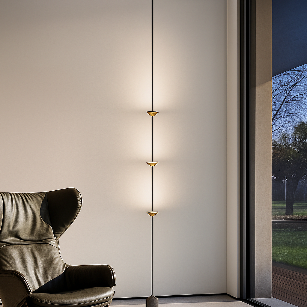 Keilana – Lampada da terra minimalista da pavimento a soffitto