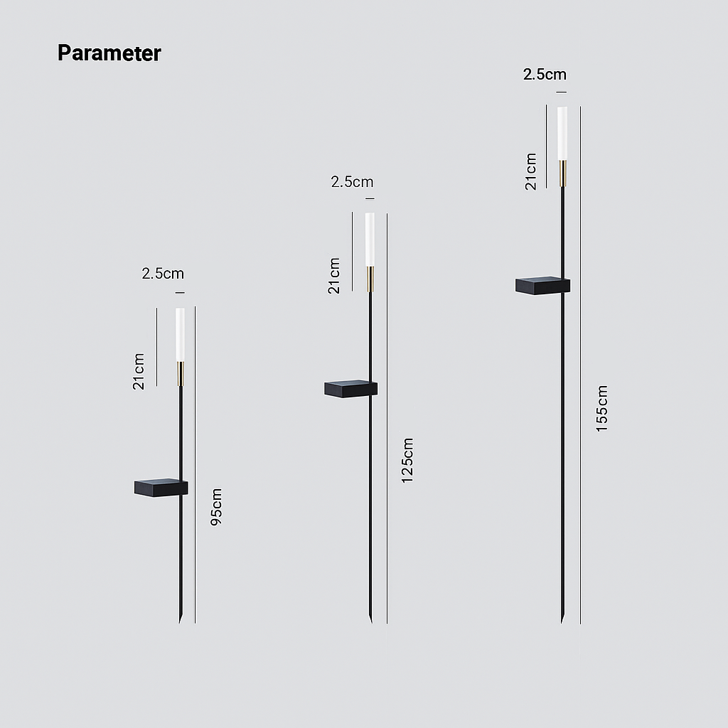 SolarReed – Lampa zewnętrzna w kształcie trzciny zasilana energią słoneczną