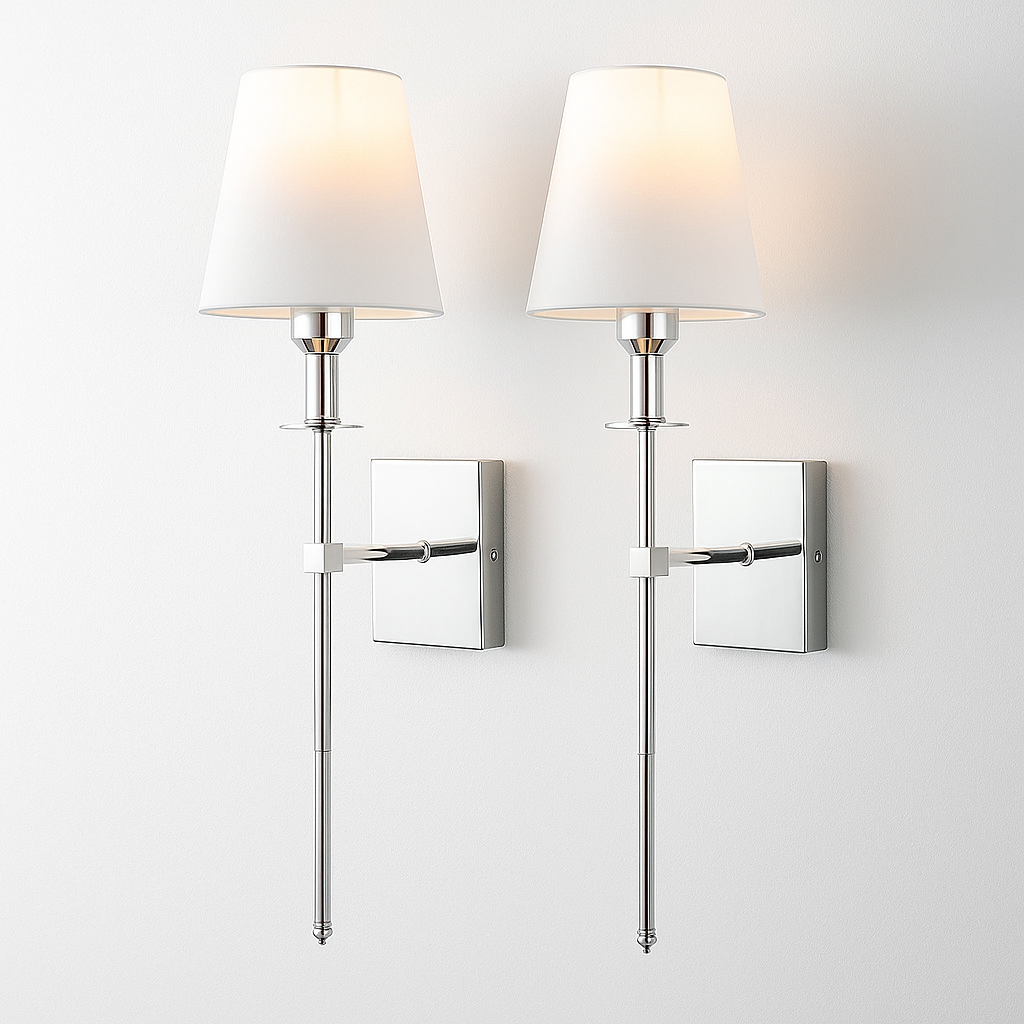 LumoWall Duo | Set di 2 Lampade da Parete Eleganti per Interni – Luce LED Calda