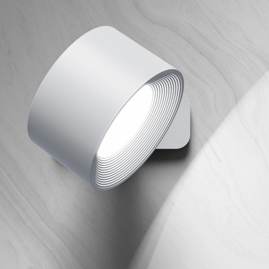 FlexiLamp – Lampada da Parete LED Ricaricabile Wireless con Illuminazione a 360° – Per Interni ed Esterni