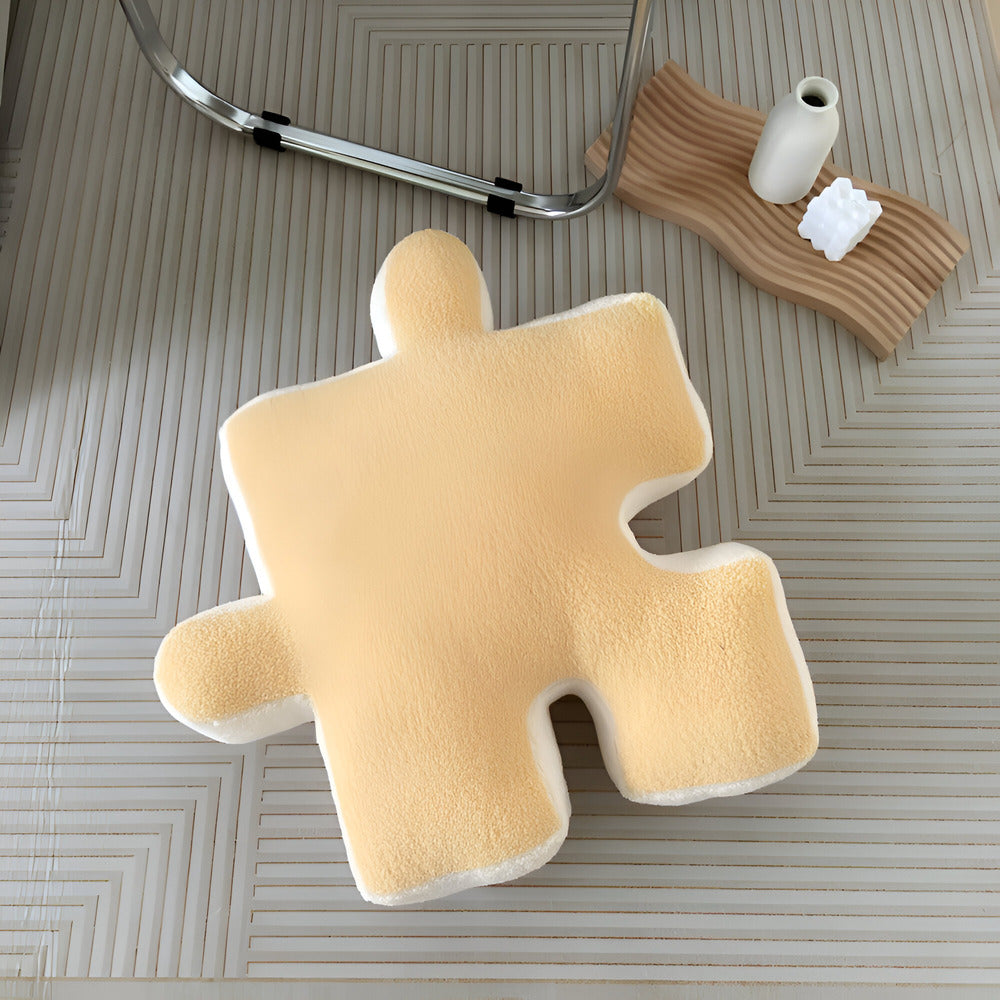 Enea | 3D Puzzelkussen – Zacht & Speels – 55x55 cm