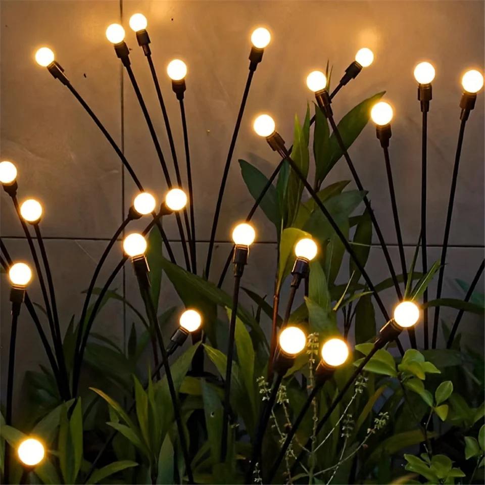 LUNAVIA Illuminazione da Giardino Solare | Lucciole LED Flessibili a Energia Solare