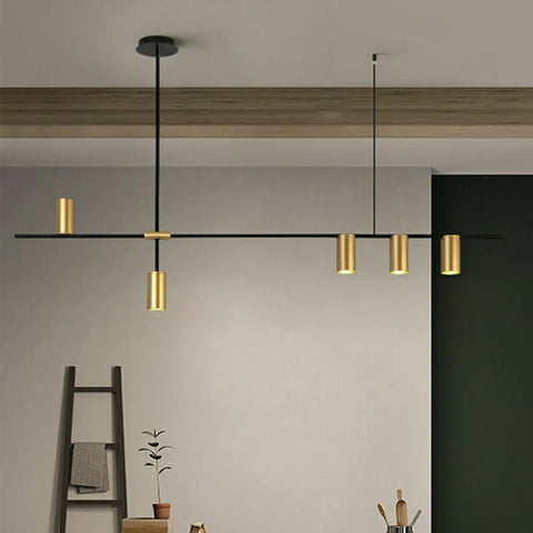 ALVARA Hanglamp – Design Pendelarmatuur met Dubbele Lichtuitstraling & Cilindervormige Spots