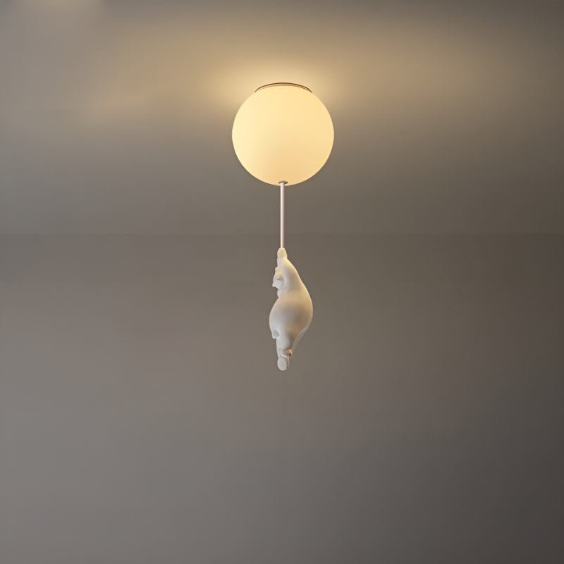 Up β Lampada a soffitto con Orsetto Palloncino | Illuminazione per cameretta | LED | 4 Formati
