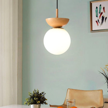 Hikari Plafondlamp – Minimalistische LED Lamp met Houten Frame