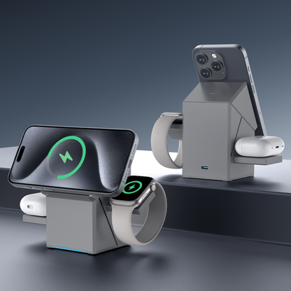 Qi2 caricatore wireless 3-in-1
