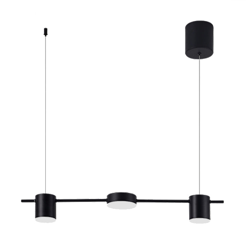 LightOfIsland – Lampada a sospensione in alluminio con 3/5 luci in nero/oro