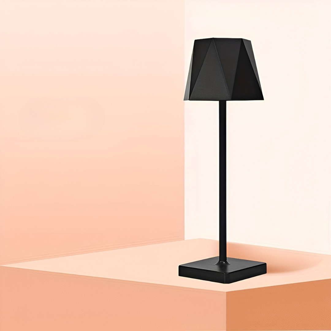 PolyNova - Przenośna sześciokątna lampa stołowa LED - wodoodporna i ładowalna