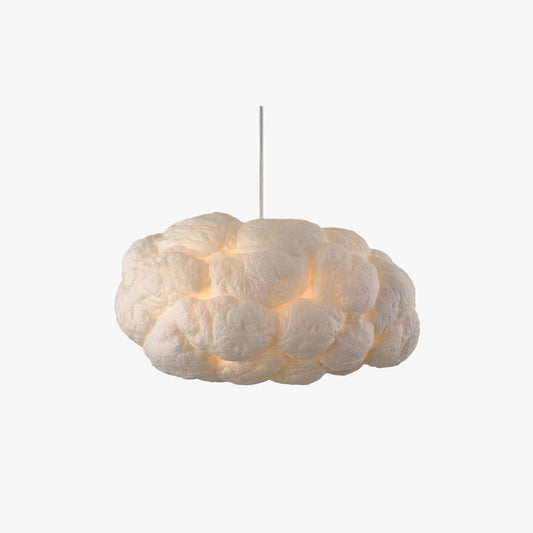 CloudNova - Lampada a sospensione LED Designer Nuvole Bianco PVC/Cotone