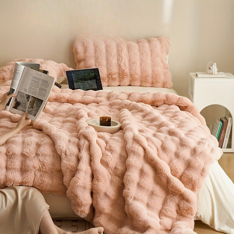 SnuggleSoft™ | Coperta in Pile Doppia Faccia per Comfort e Calore Estremo