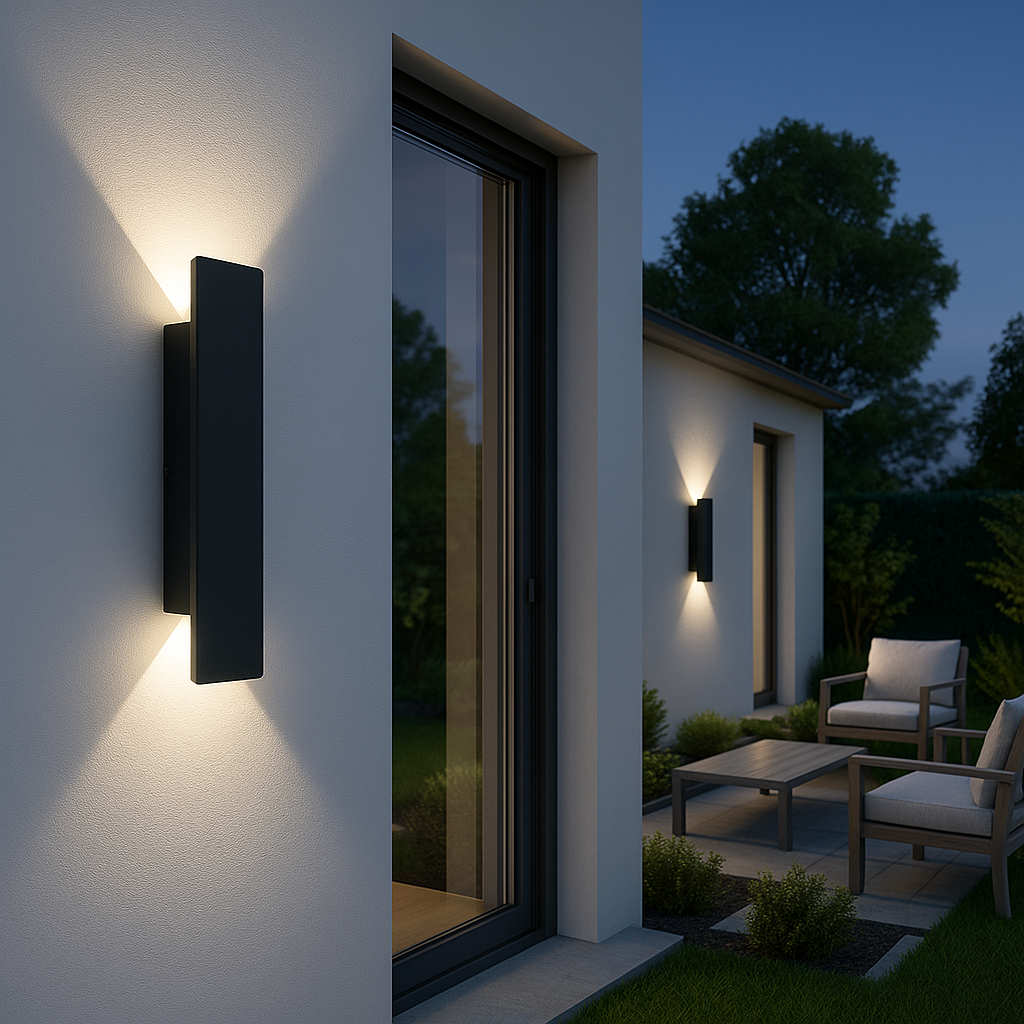 Streamline Lampada da Parete LED per Esterni – Disponibile in 4 Misure