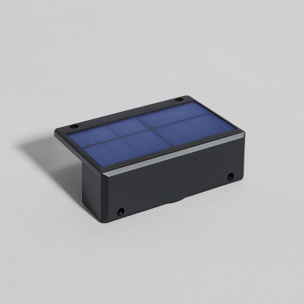 Aurion | Waterdichte LED Buitenlamp op Zonne-energie met Dimbare Warm- en Witlichtmodus