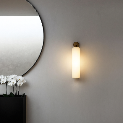ArtNova – Elegante Lampada da Parete in Vetro | Design Minimalista | Luce LED Calda | 25x15 cm