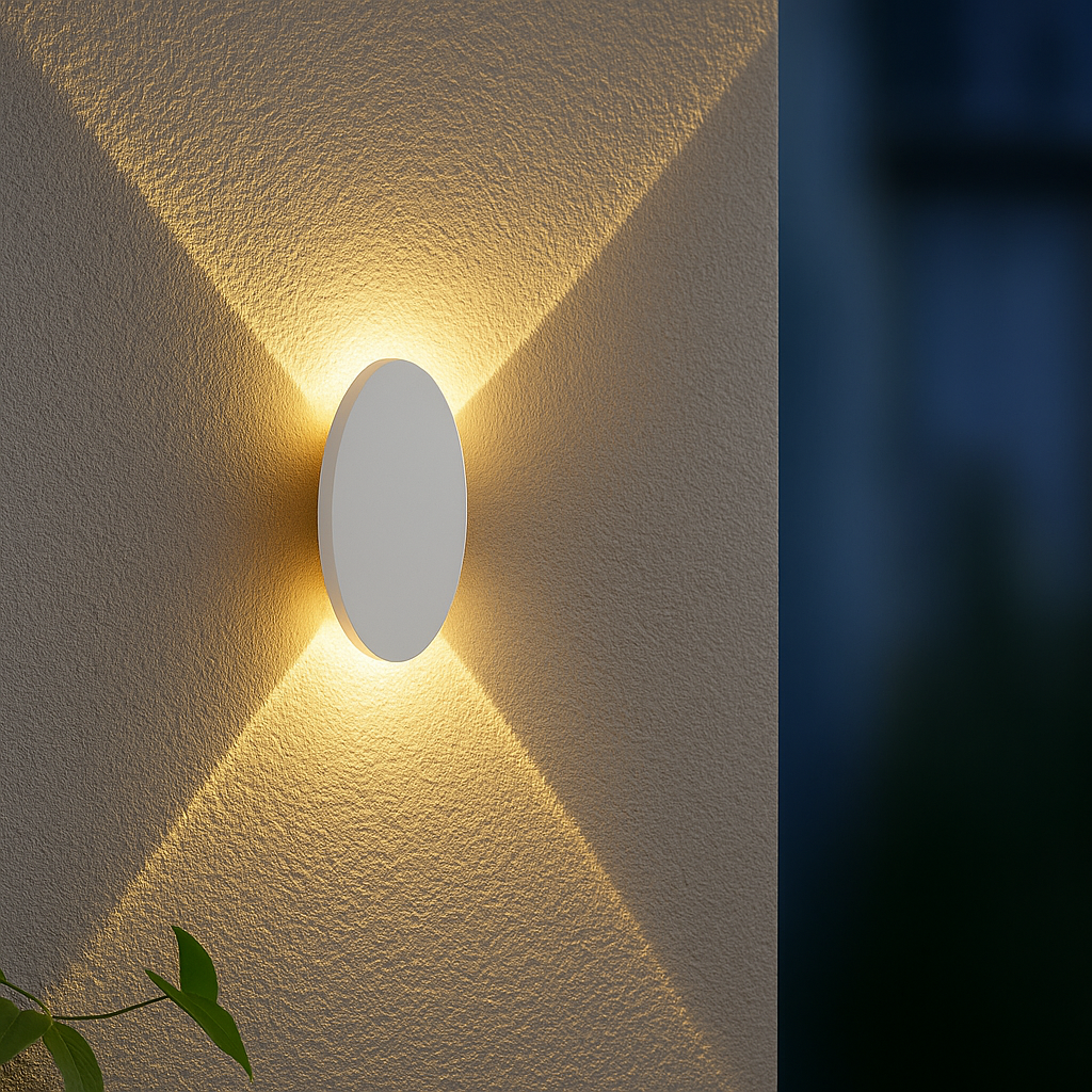 STRALO – Lampada da Parete LED da Esterno | Ovale o Rettangolare | IP65 | Bianco Caldo | LED Integrato 6W