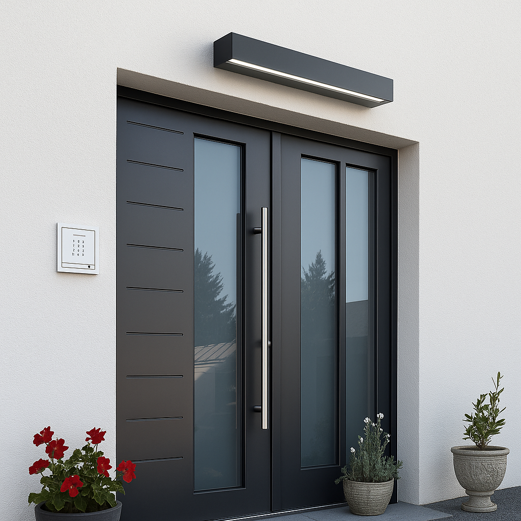 Lumistra | Lampa ścienna LED do wnętrz i na zewnątrz – wodoodporna IP65 – czarna/biała – 20/30/50 cm – ciepłe/naturalne/zimne światło