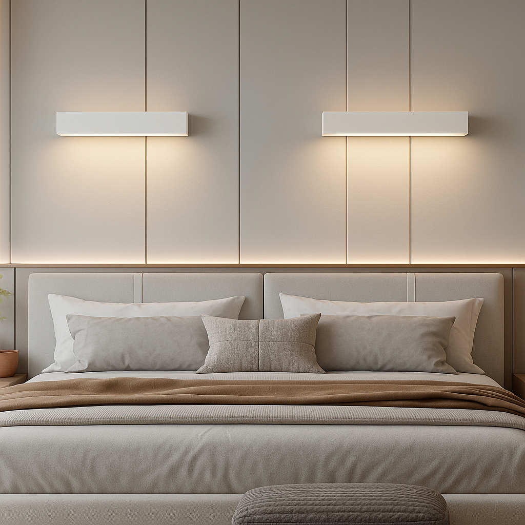 Lumistra | Lampa ścienna LED do wnętrz i na zewnątrz – wodoodporna IP65 – czarna/biała – 20/30/50 cm – ciepłe/naturalne/zimne światło