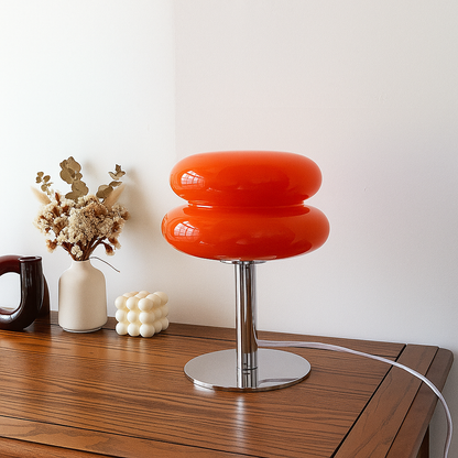 ModernoLuce | Włoska lampa stołowa – design Bauhaus – ściemnialna – LED – USB – 29,5 cm