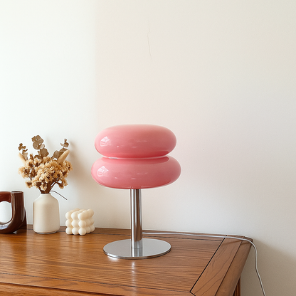 ModernoLuce | Włoska lampa stołowa – design Bauhaus – ściemnialna – LED – USB – 29,5 cm