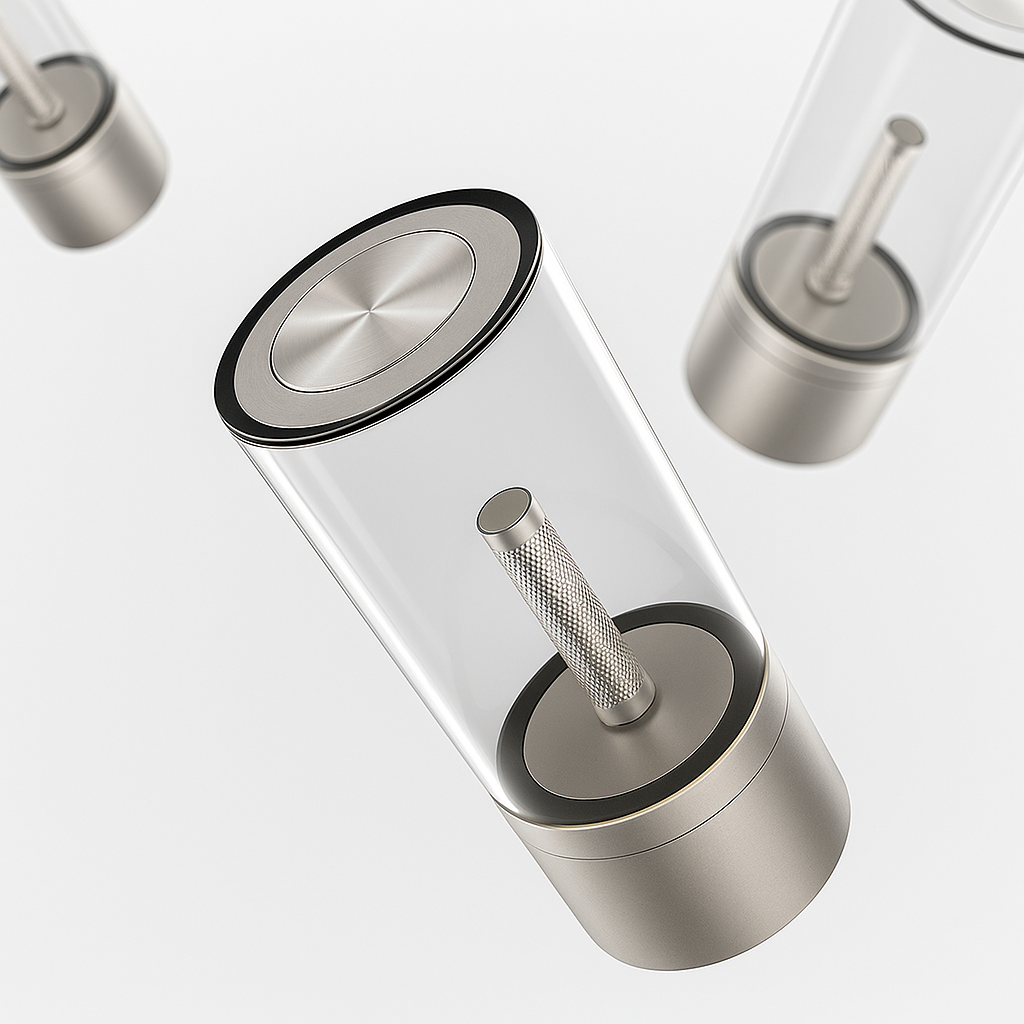 GlowLume | Lampa stołowa LED z efektem światła świecy – ściemnialna i ładowalna – aluminiowy design – 12 godzin użytkowania – do użytku wewnętrznego i zewnętrznego