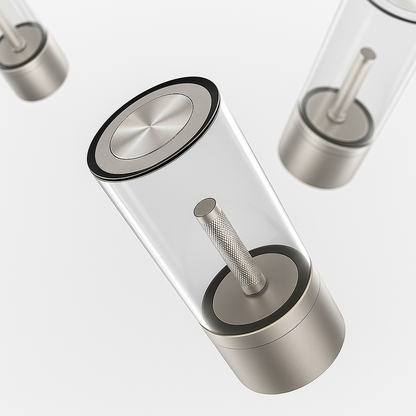 GlowLume | Lampa stołowa LED z efektem światła świecy – ściemnialna i ładowalna – aluminiowy design – 12 godzin użytkowania – do użytku wewnętrznego i zewnętrznego