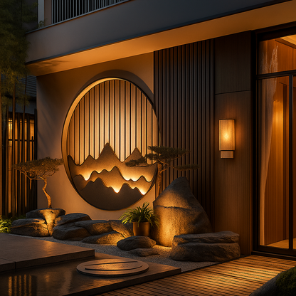 WeerLicht | Nowoczesna Wodoodporna Lampa Ścienna LED – IP55 – Stal Nierdzewna – Do Wewnątrz i Na Zewnątrz – Czarny Mat