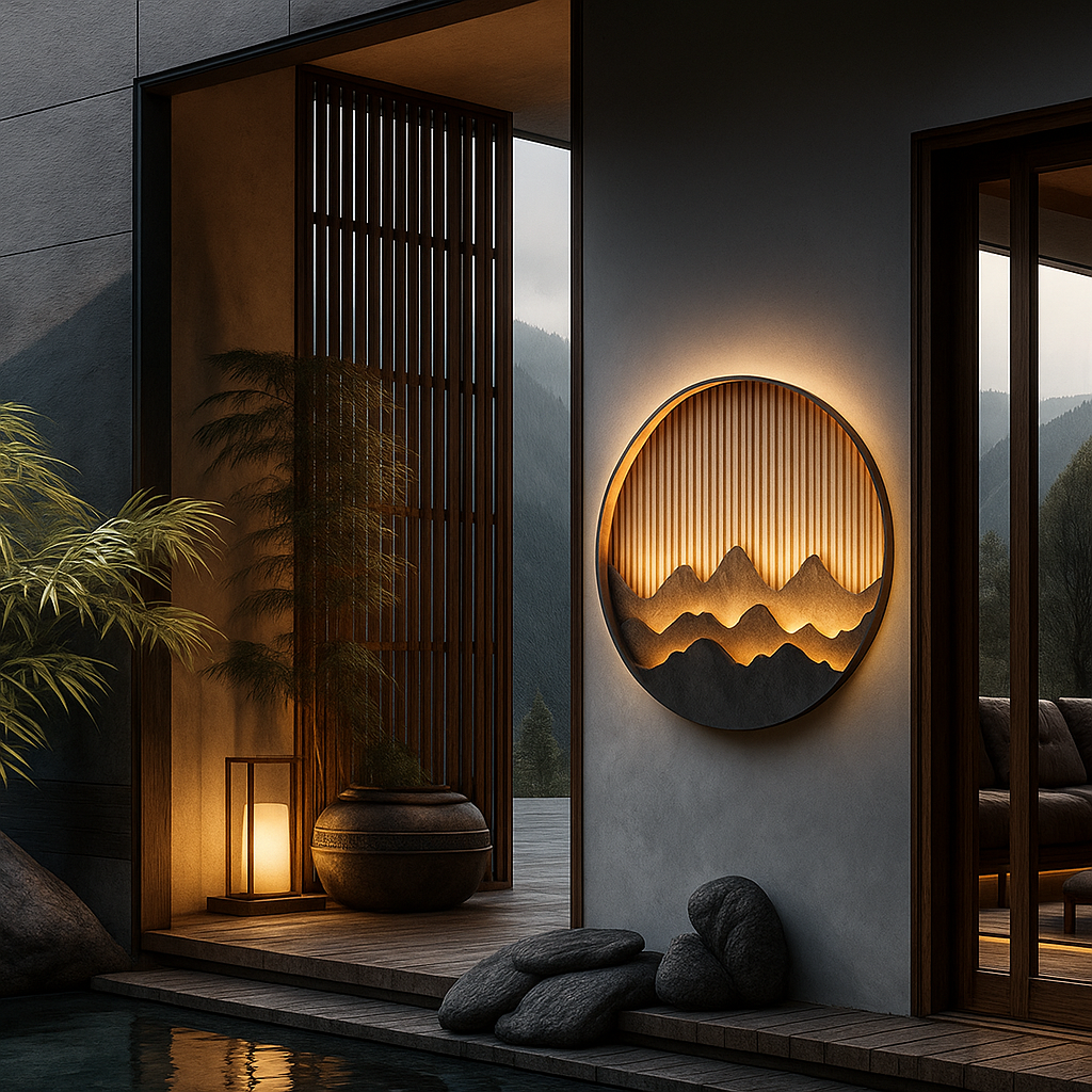 WeerLicht | Nowoczesna Wodoodporna Lampa Ścienna LED – IP55 – Stal Nierdzewna – Do Wewnątrz i Na Zewnątrz – Czarny Mat