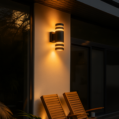 TORCHA | Nowoczesna lampa ścienna – Wodoodporne aluminium – Projekt Johathena Wooleya – Do użytku wewnętrznego i zewnętrznego