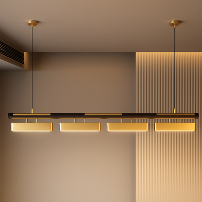 LineaBalanza – Lampadario dal design moderno con illuminazione LED simmetrica