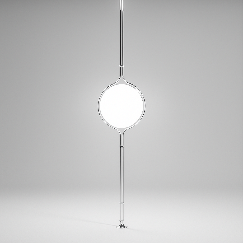 ZuruLume – Design Staande Plafondlamp – Verstelbare Hoogte – Acryl & Metaal – Moderne Sfeerverlichting