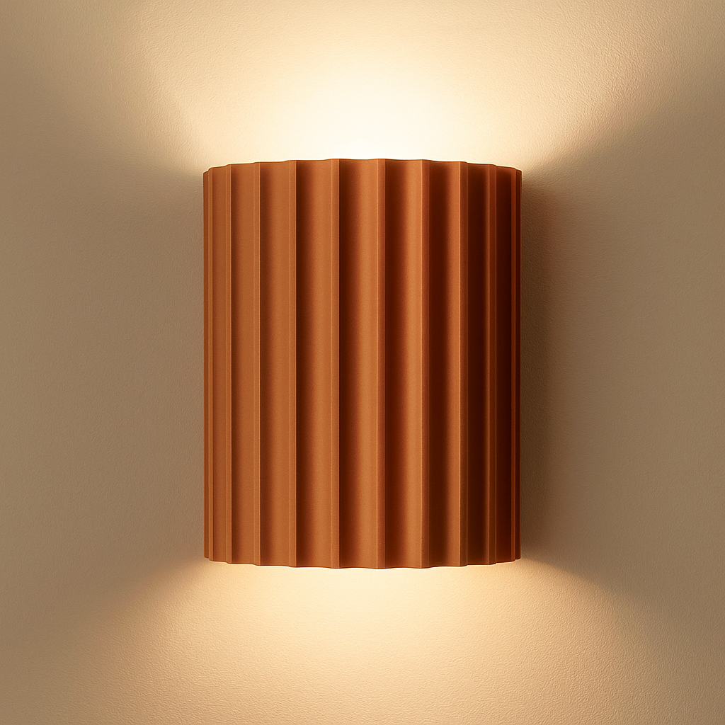 ArtiGlow Wandlamp | Moderne Kunsthars Wandverlichting met LED – 14 x 8 x 16,5 cm