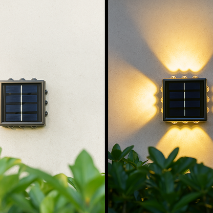 Solara | LQ Lampa ścienna zasilana energią słoneczną