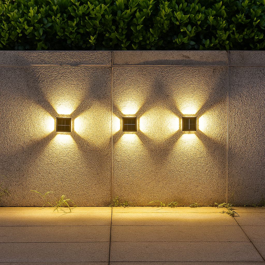 Solara | LQ Lampa ścienna zasilana energią słoneczną