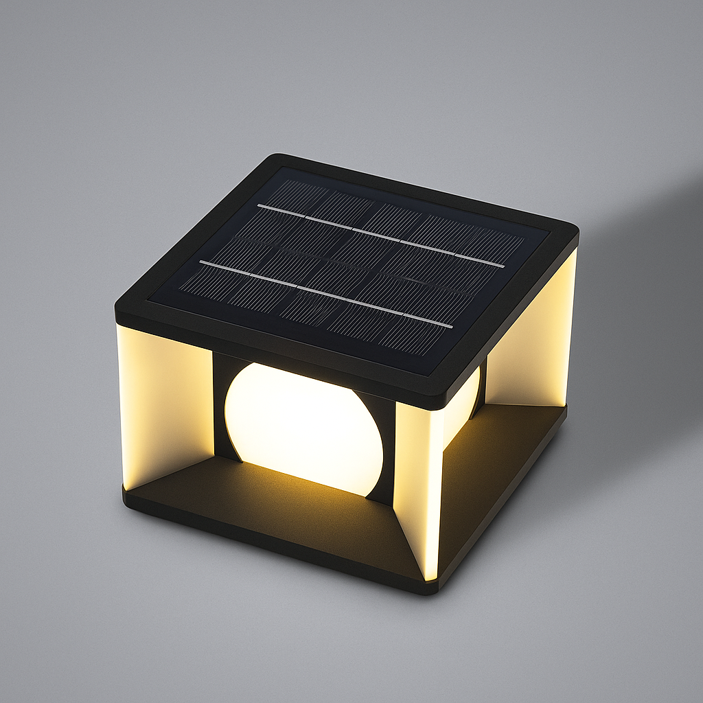 Arvella | Lampada Solare Ambientale con Sensore – IP65 Resistente alle Intemperie – Illuminazione Esterna a LED