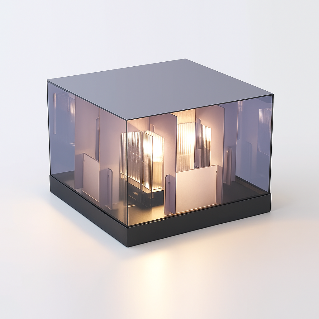 LumaBloc | Lampada Solare da Esterno su Piedistallo – IP65 – Elegante & Resistente alle Intemperie – E27 LED