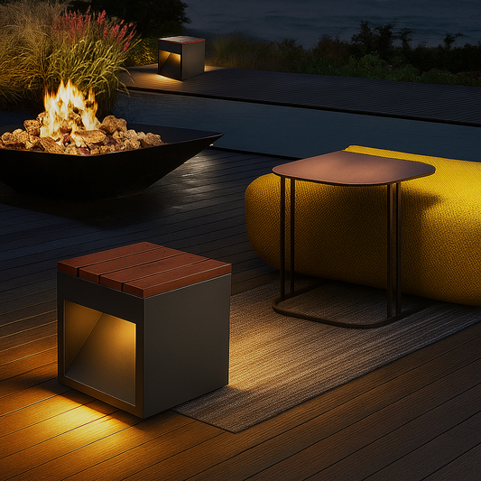 SpiraLux | Nowoczesna lampa zewnętrzna ze stali nierdzewnej – LED – IP65 – 11–15W – AC 110–240V