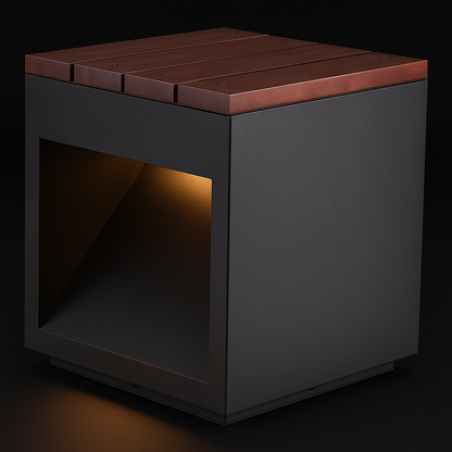 SpiraLux | Nowoczesna lampa zewnętrzna ze stali nierdzewnej – LED – IP65 – 11–15W – AC 110–240V