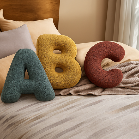 LettraLuxe | Cuscino Lettera in Velluto – da A a Z