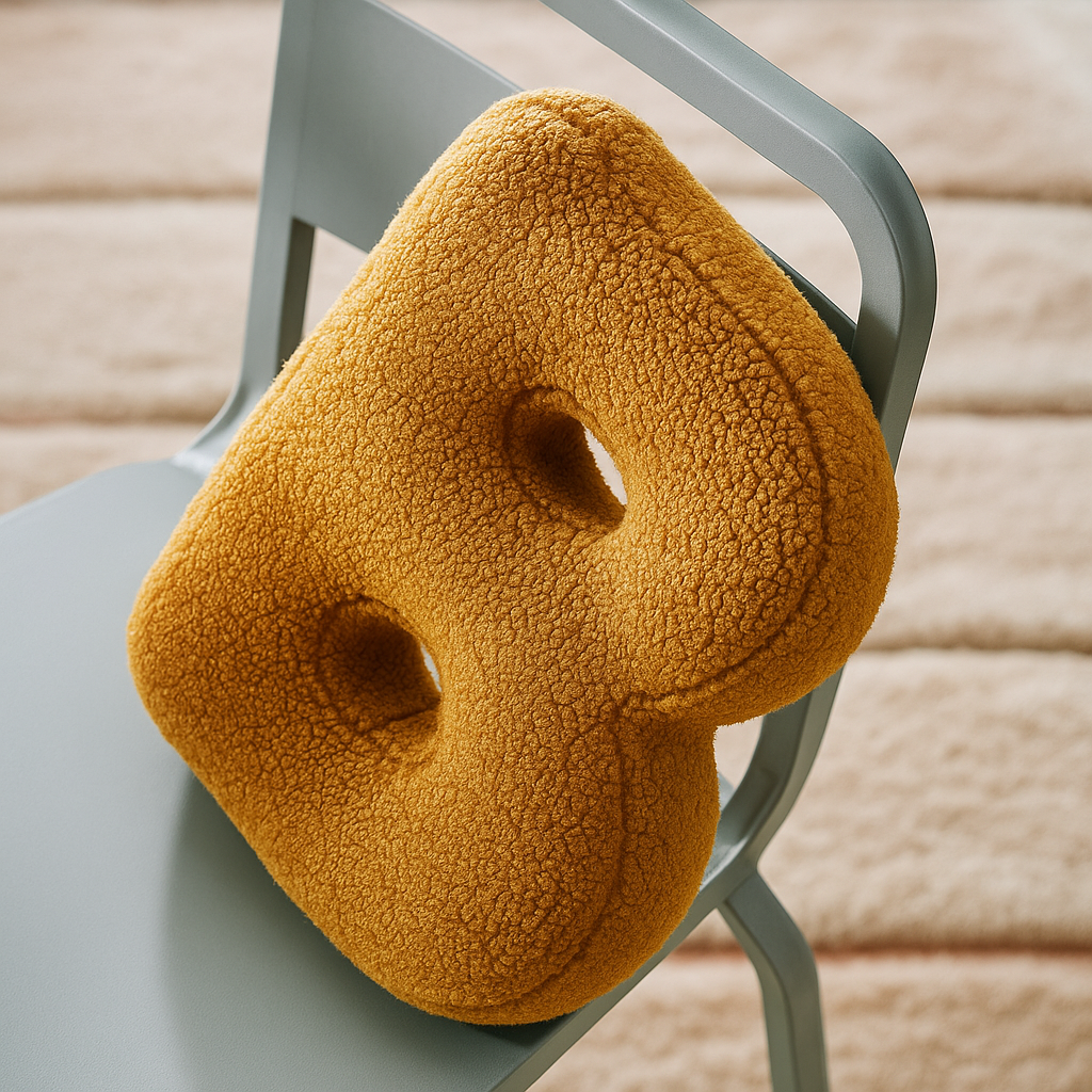 LettraLuxe | Cuscino Lettera in Velluto – da A a Z