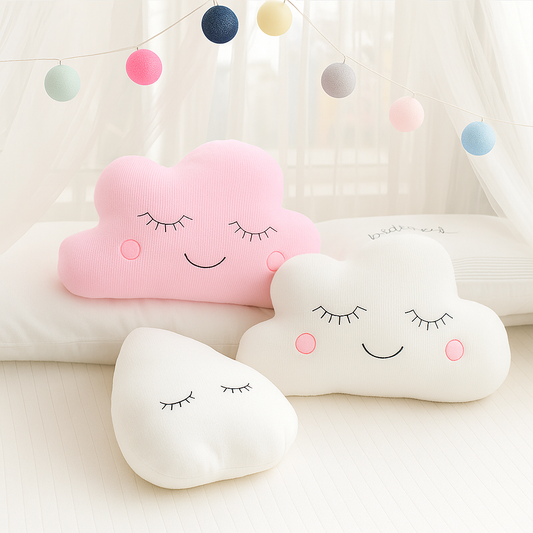 Laziv | Cuscino Morbido in Peluche – Nuvola, Stella, Luna o Goccia