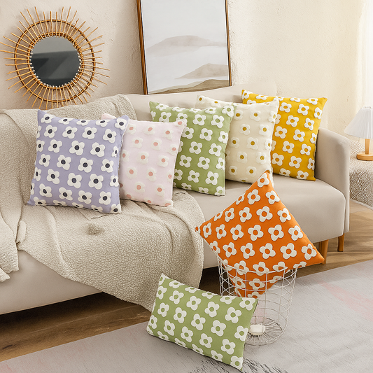 Mera | Federa per Cuscino Floreale – 45x45 cm – Elegante & Lavabile