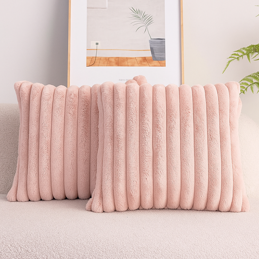 Zlina | Federa per Cuscino in Peluche – Morbida & Elegante – 45x45 cm