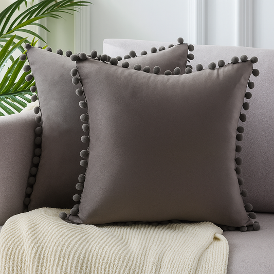 Zola | Federa per Cuscino Scandinava – 45x45 cm – Aspetto Naturale