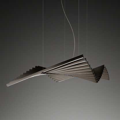 Waves Chandelier | Draaibare Design Hanglamp – 2700K-6500K – Verstelbaar & Stijlvol