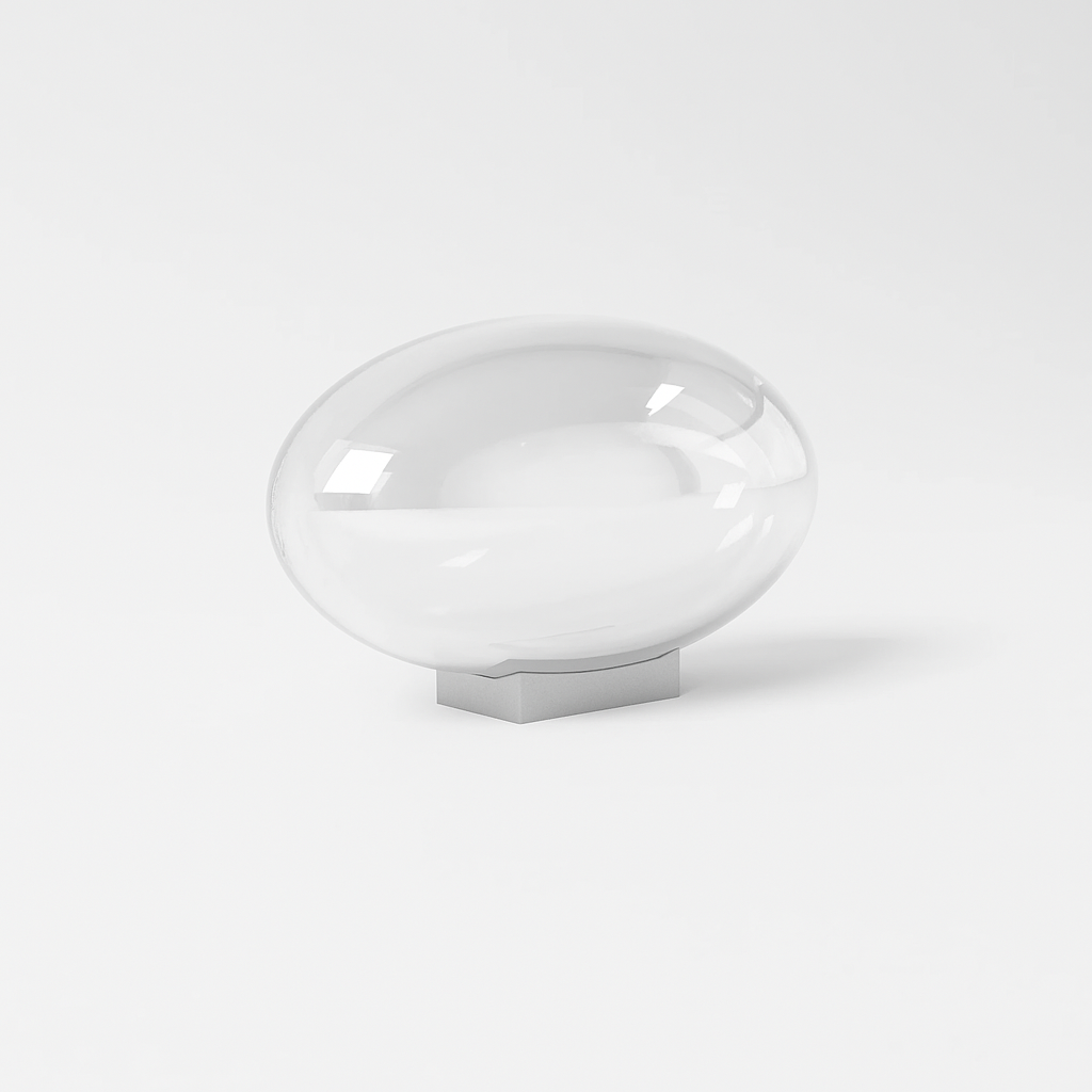 Crystal Eye – Lampada da tavolo con effetto cristallo | 3 livelli di luce | LED