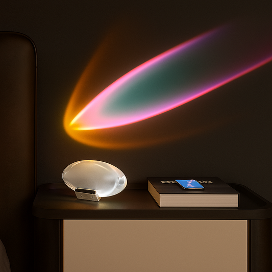 Crystal Eye – Lampada da tavolo con effetto cristallo | 3 livelli di luce | LED