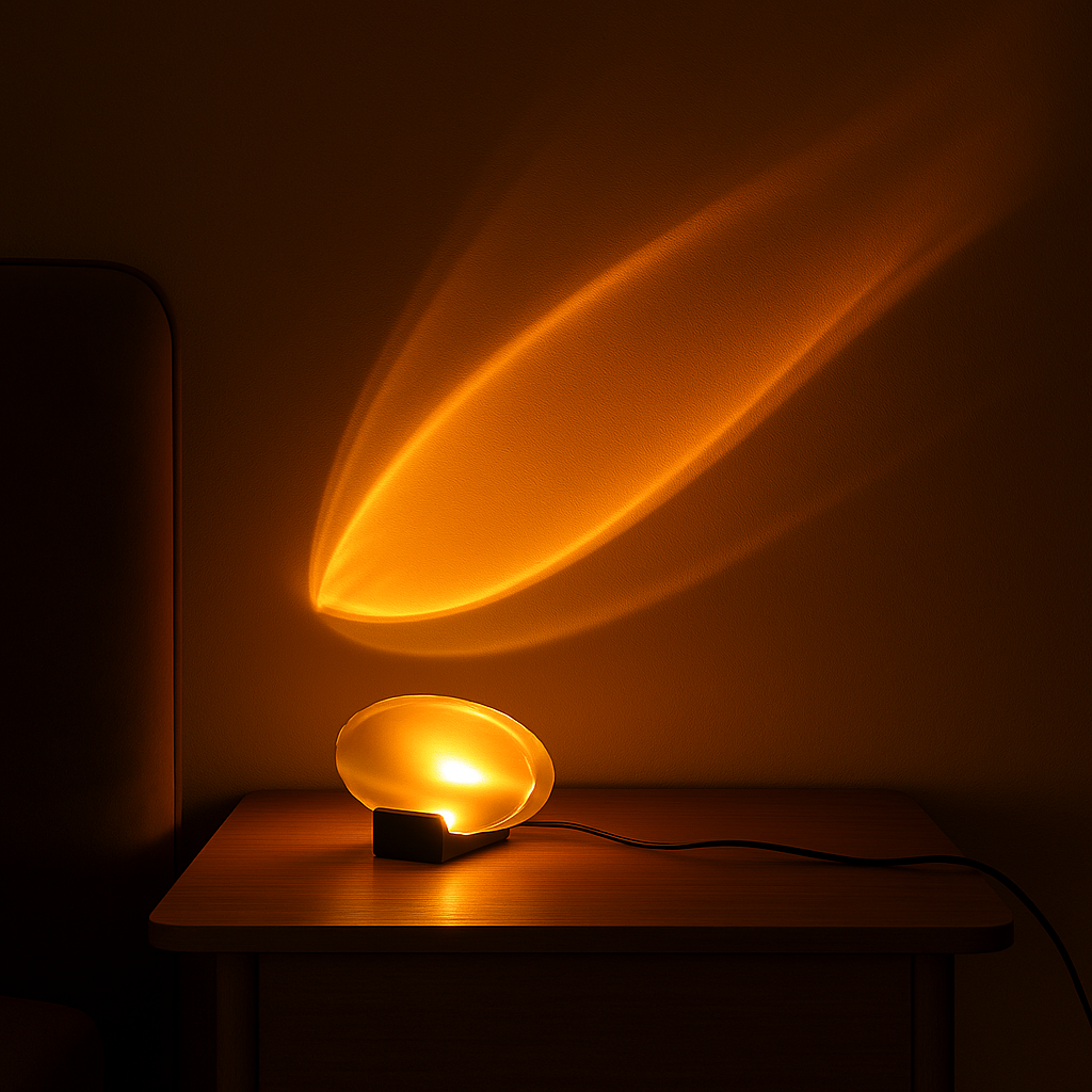 Crystal Eye – Lampada da tavolo con effetto cristallo | 3 livelli di luce | LED