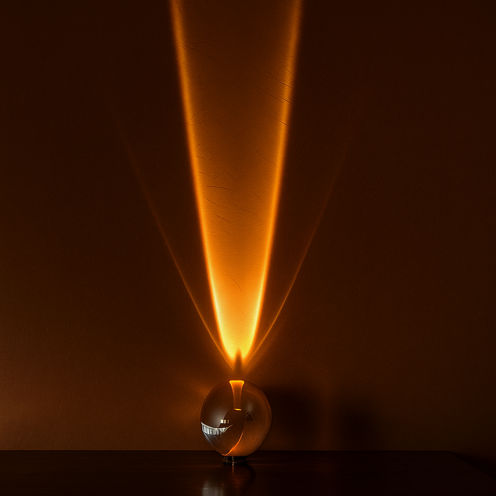 Crystal Eye – Lampada da tavolo con effetto cristallo | 3 livelli di luce | LED